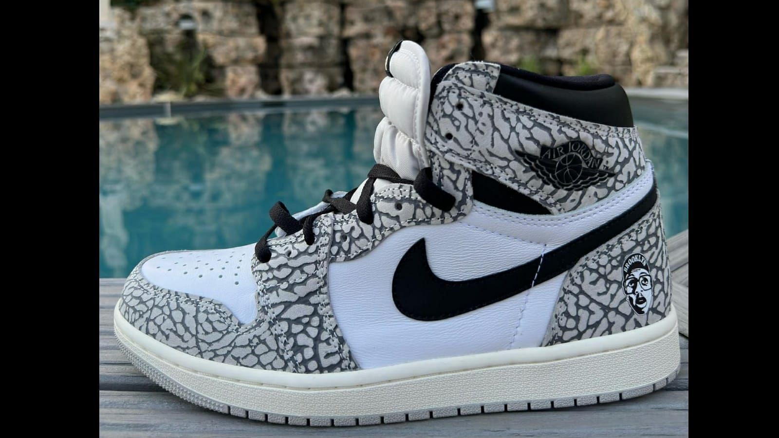 Nike honors Spike Lee with a special edition Air Jordan 1 "White Cement" (Image via Instagram/@nicekicks)